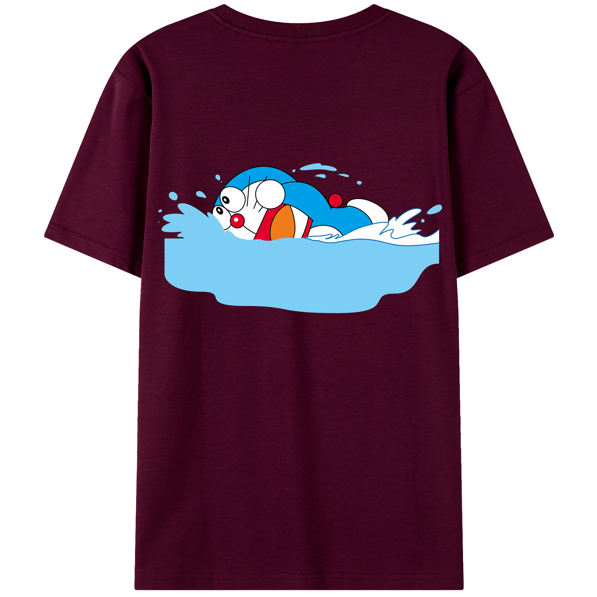 （画像用） ドラえもん Doraemon レディース半袖Tシャツ(バックプリント)